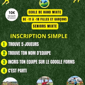 Grand tournoi sur herbe samedi 4 Juin 2022 à Bordes